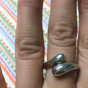 Tiffany and Co. Teardrop Ring sz8